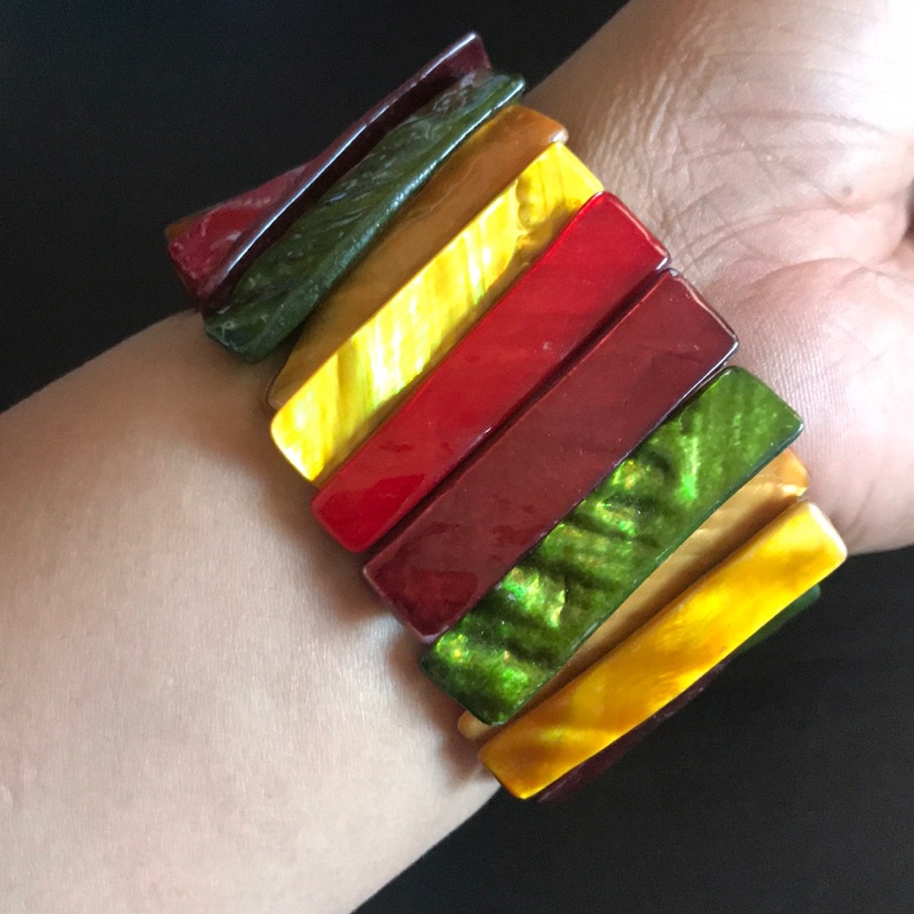 Fun Multicolored Accent Bracelet - Picture 4 of 4